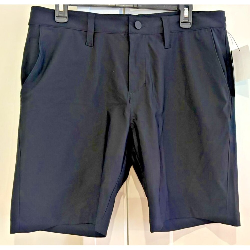 ZELLA Shorts Mens Size 33 Nordstrom Black Stretch Performance Golf  NWT MSRP $59